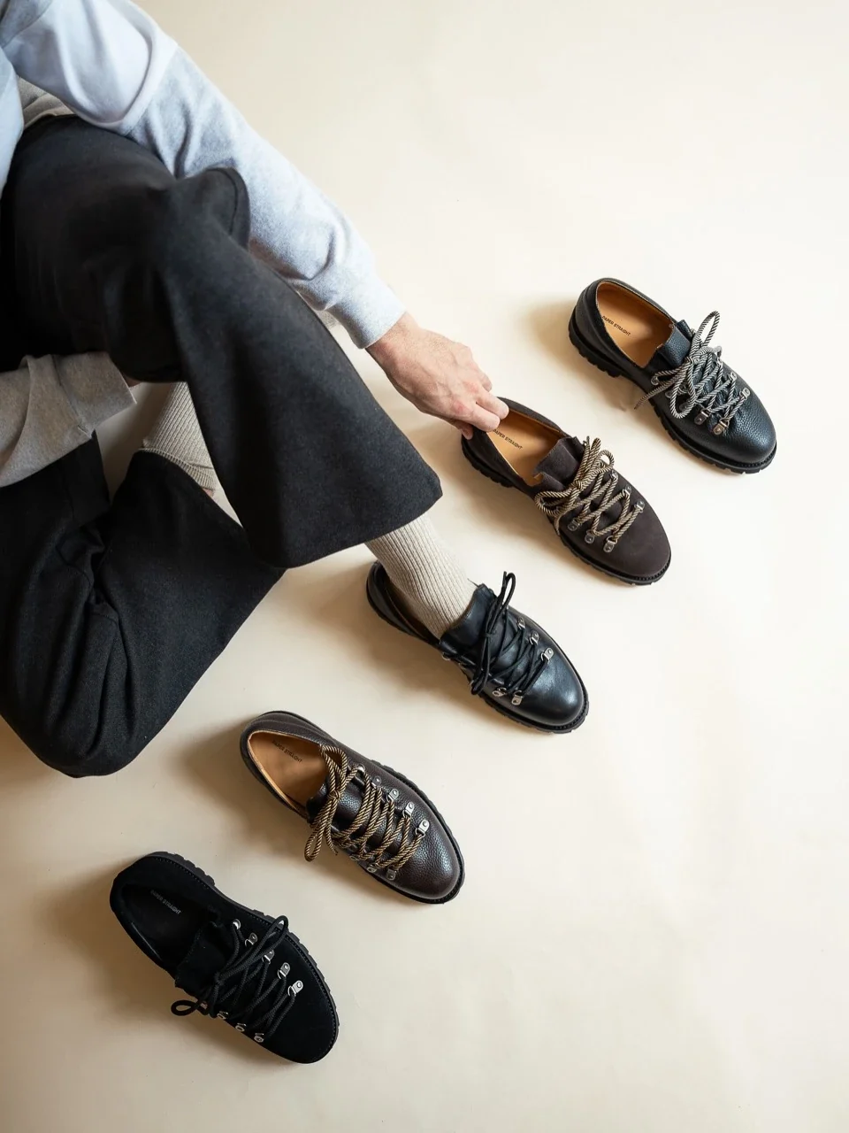 Paper Straight footwear campaign