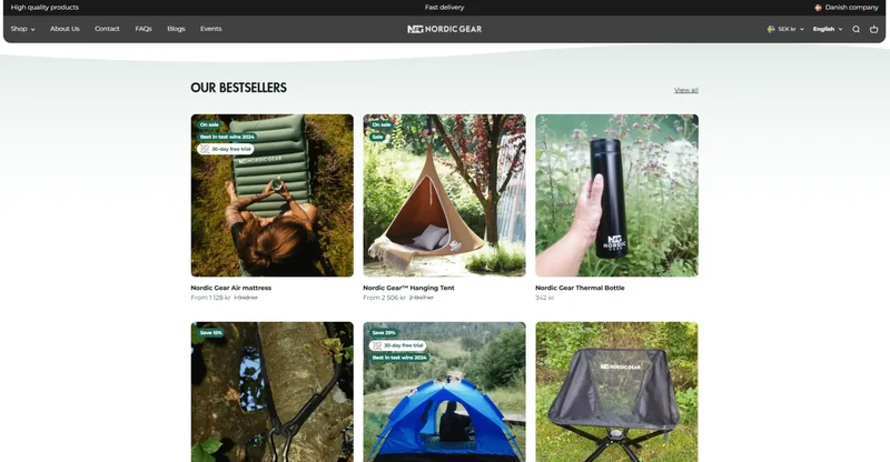 Nordic Gear — original project image