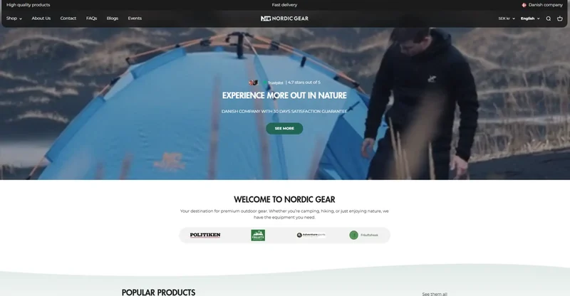 Nordic Gear — original project image