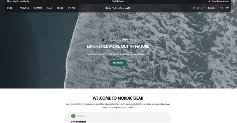 Nordic Gear — original project image